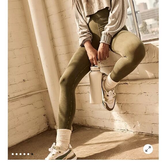 Free People Good Karma Onesie in Vintage Secret Moss BNWOT - Picture 6 of 8